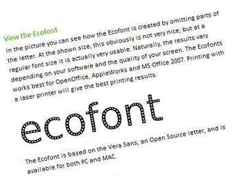 ecofont